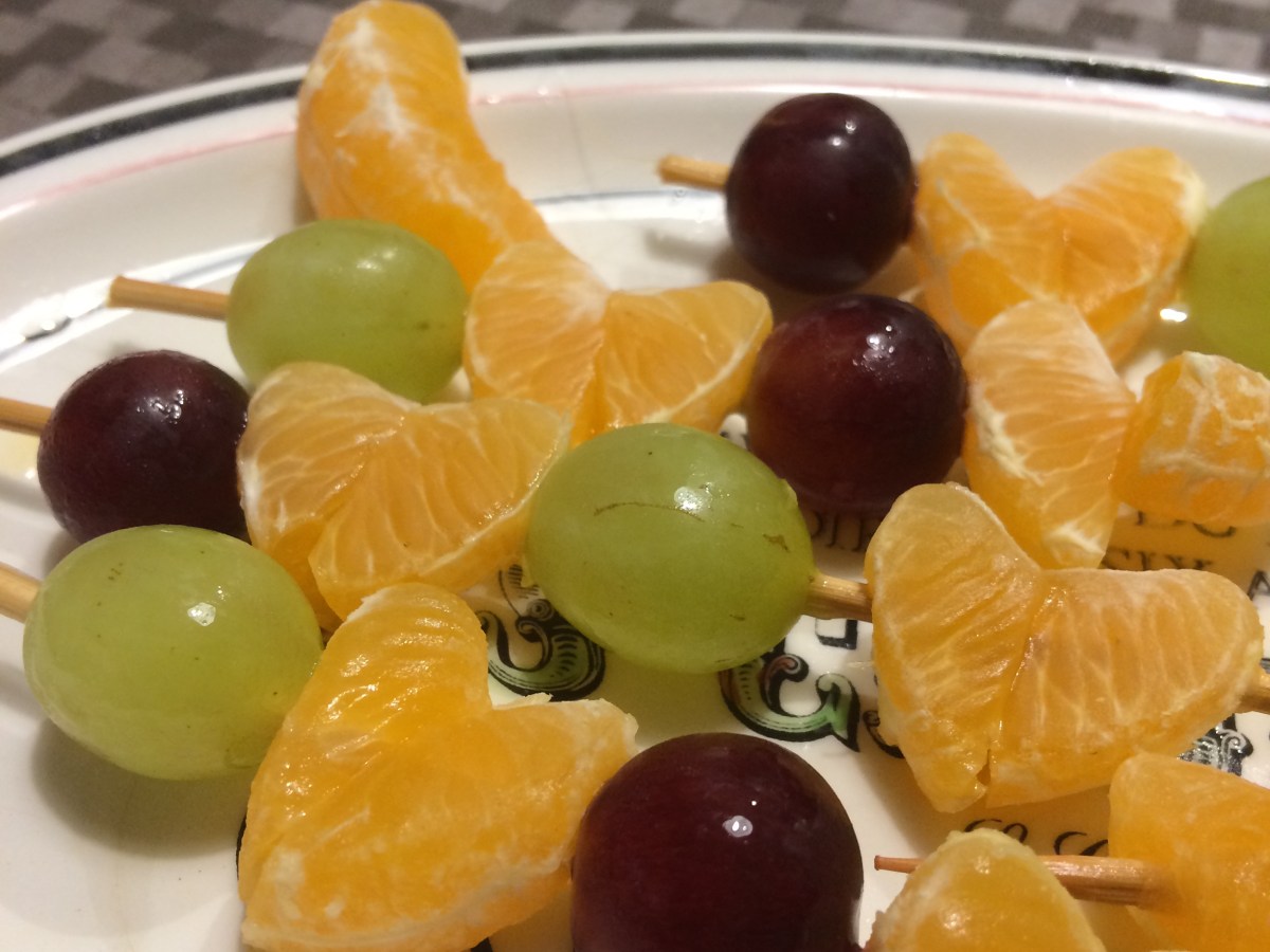 Heart shaped mandarins